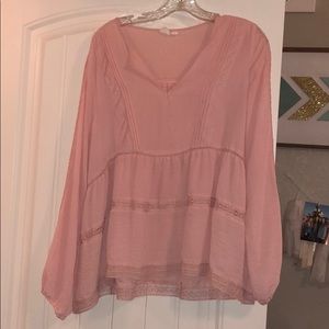 Gap Blush Pink Blouse